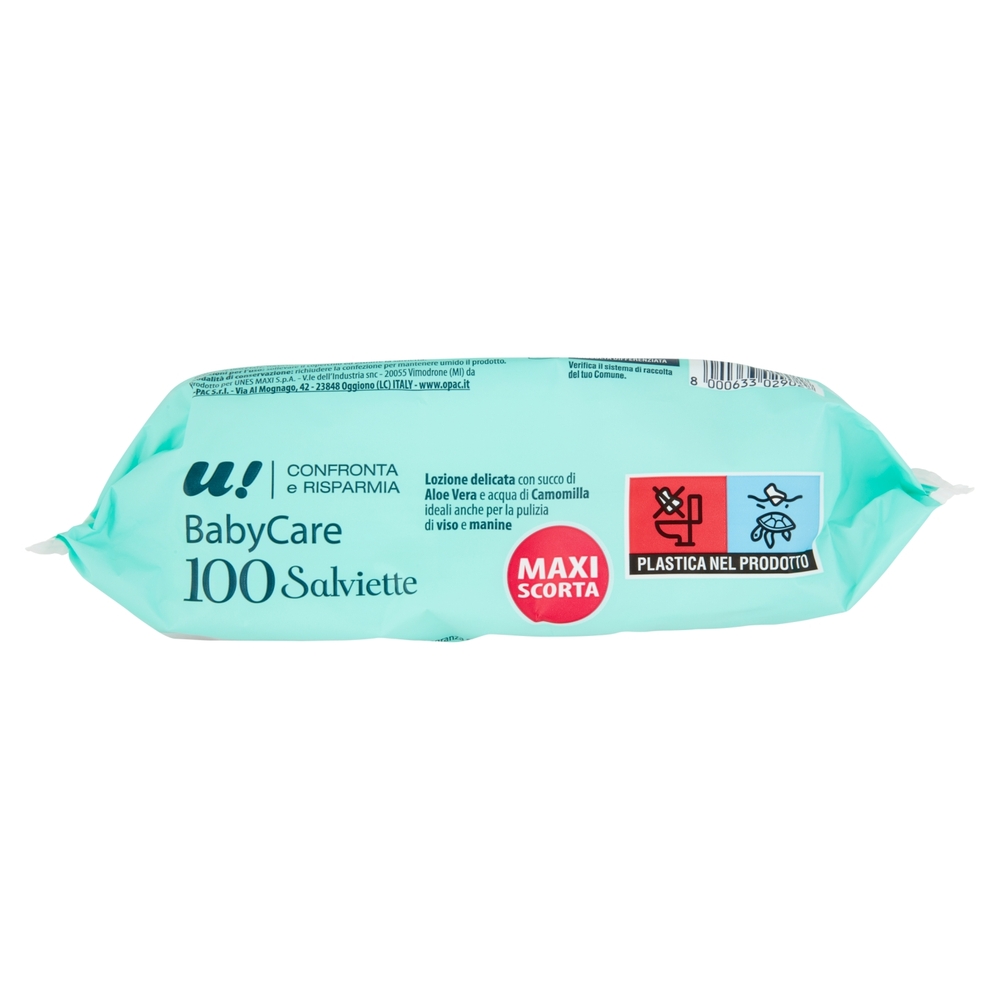 100 Salviette Baby Care U! Confronta e Risparmia